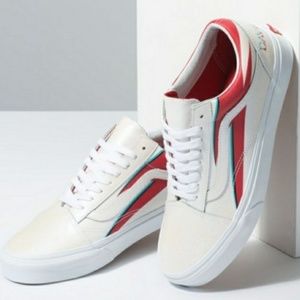 David Bowie Aladdin Sane Vans 8.5